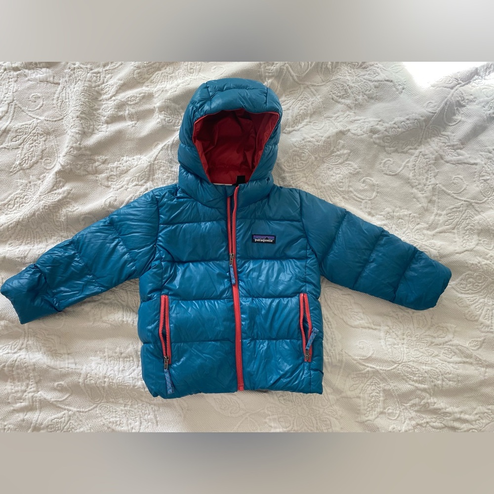 SOLD: Patagonia Baby Hi-Loft Down Sweater™ Hoody